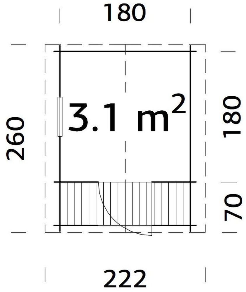 Lekstuga Stina - 3,1 m² Lekstuga Stina - 3,1 m²