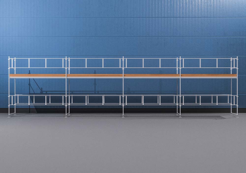 Byggnadsställning Ram 12x4 m - Stål Byggnadsställning Ram 12x4 m - Stål