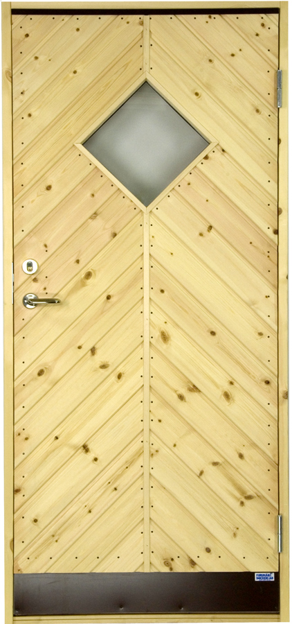 Förrådsdörr Heby 18 °C - Med klarglas Förrådsdörr Heby 18 °C - Med klarglas