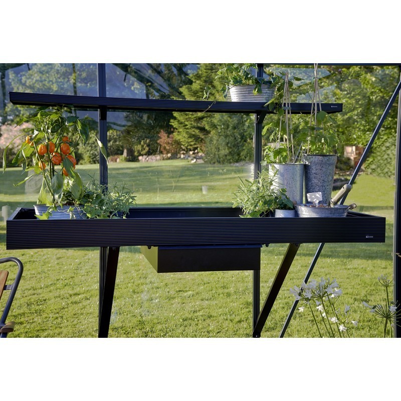 Integrerat växthusbord - 2 sektioner Integrerat växthusbord - 2 sektioner