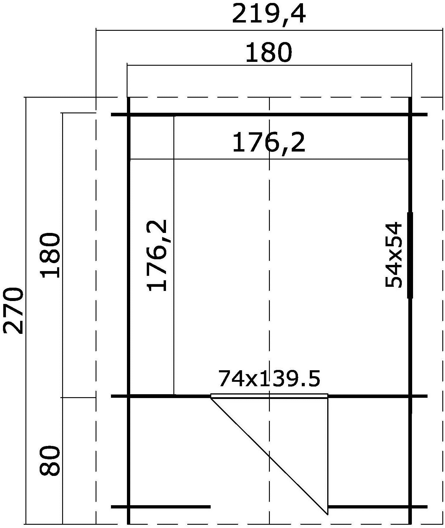 Lekstuga Peter - 4 m² Lekstuga Peter - 4 m²
