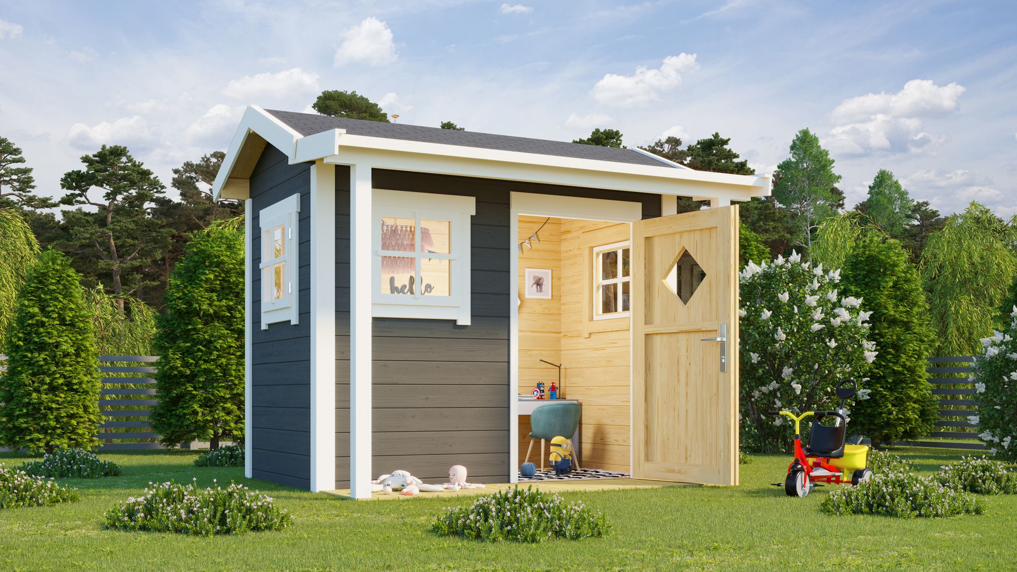 Lekstuga Pelle - 2,4 m² Lekstuga Pelle - 2,4 m²