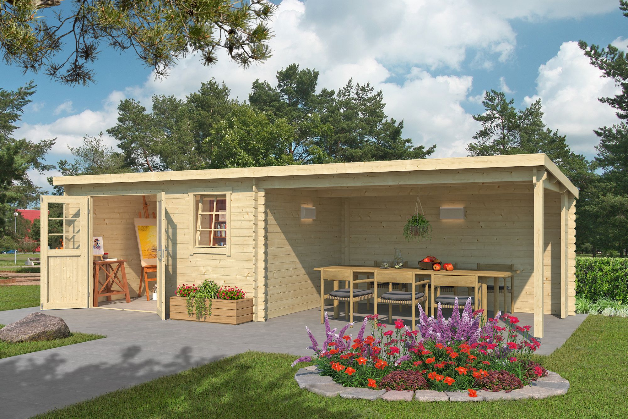 Attefallshus Renni - 23 m² Attefallshus Renni - 23 m²