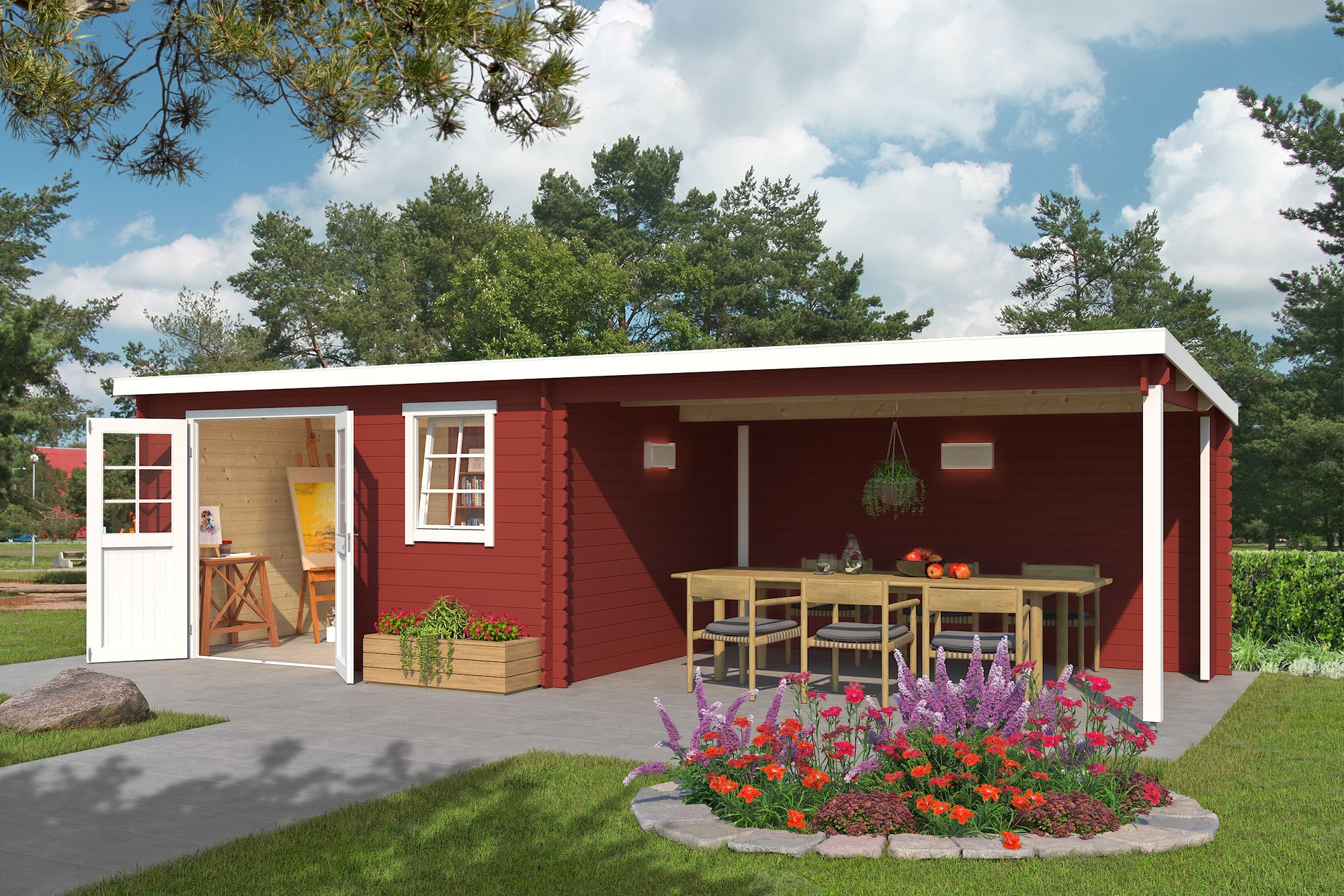 Attefallshus Renni - 23 m² Attefallshus Renni - 23 m²