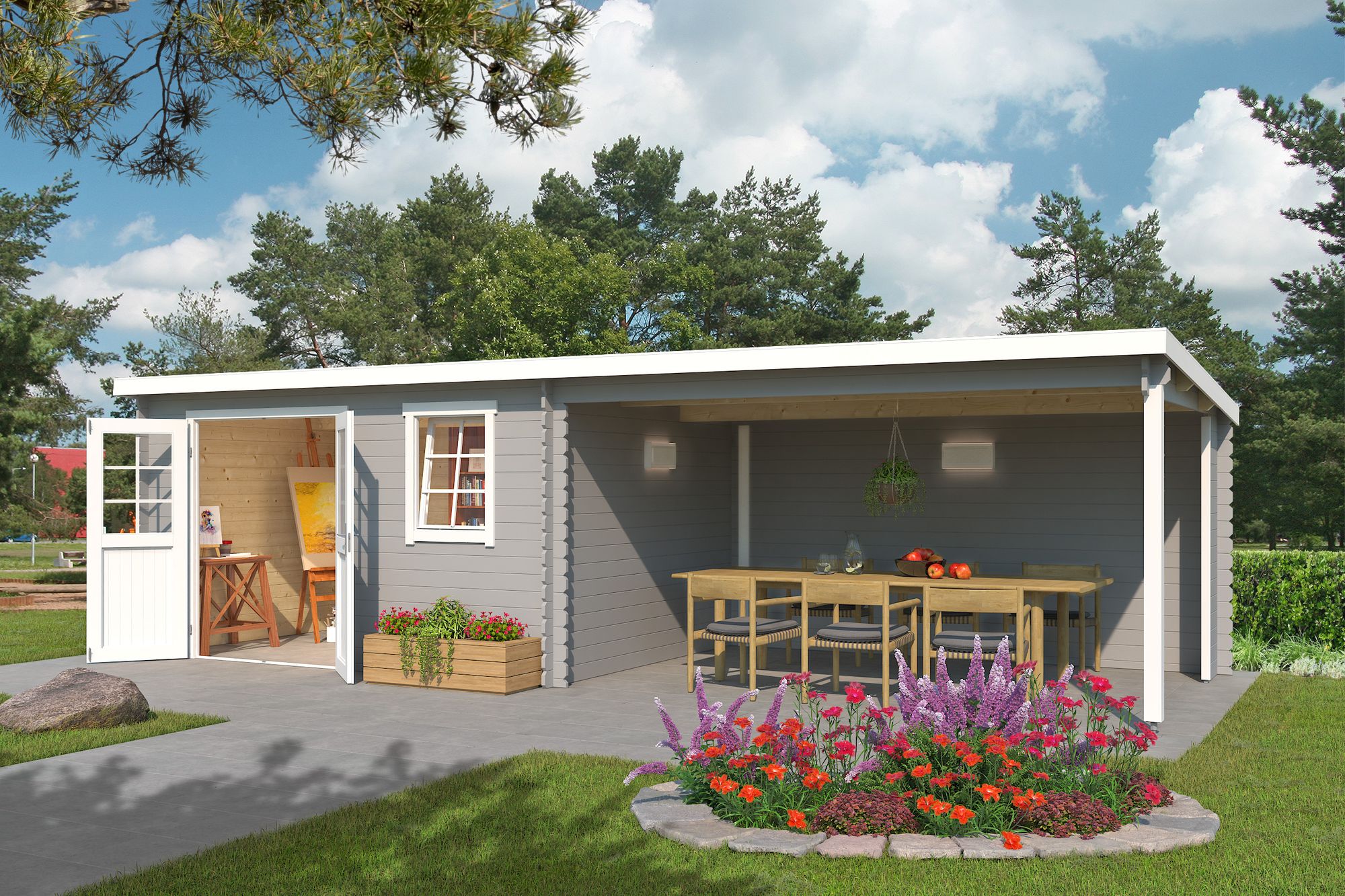 Attefallshus Renni - 23 m² Attefallshus Renni - 23 m²