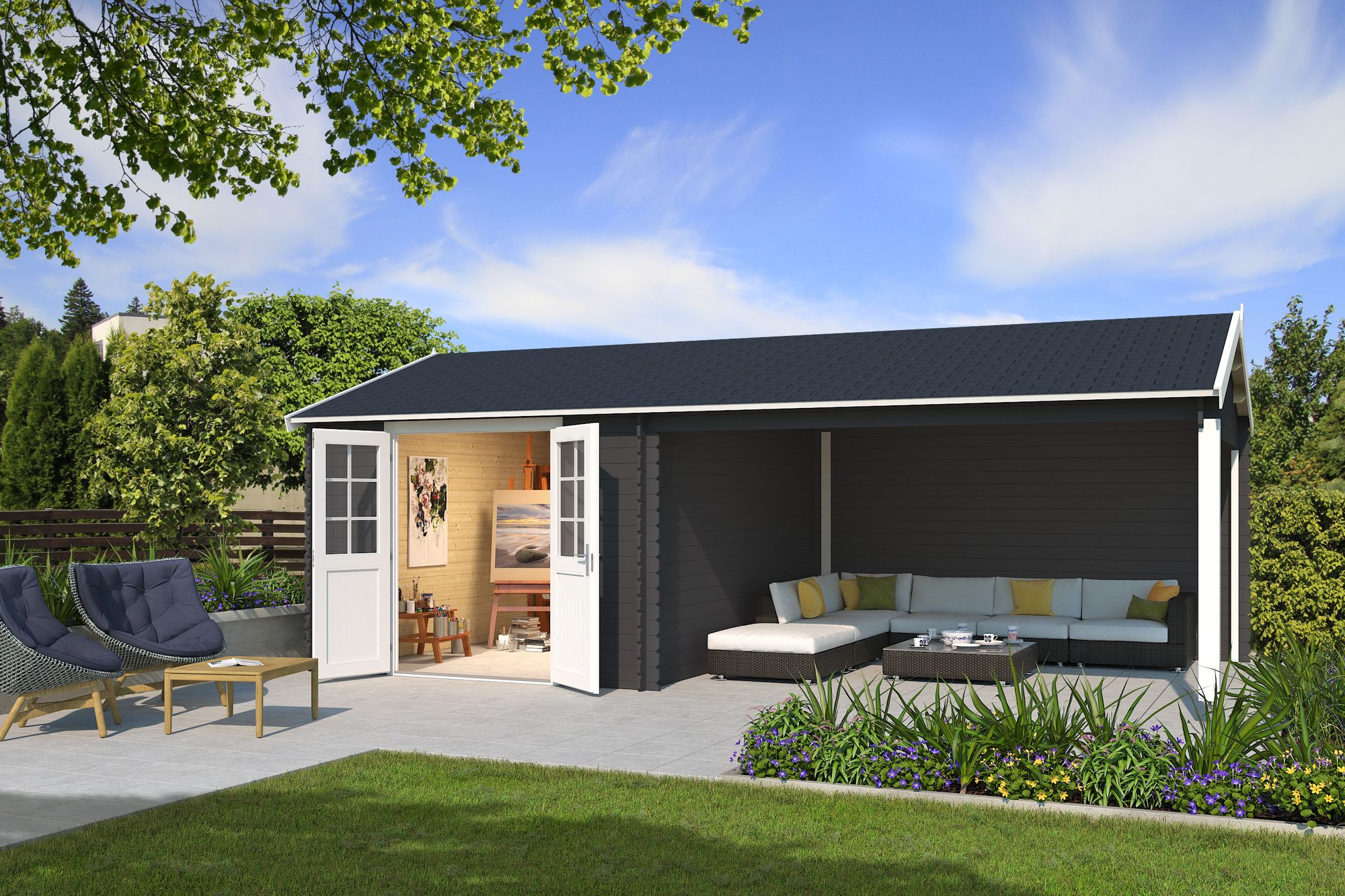 Attefallshus Eriko - 28 m² Attefallshus Eriko - 28 m²