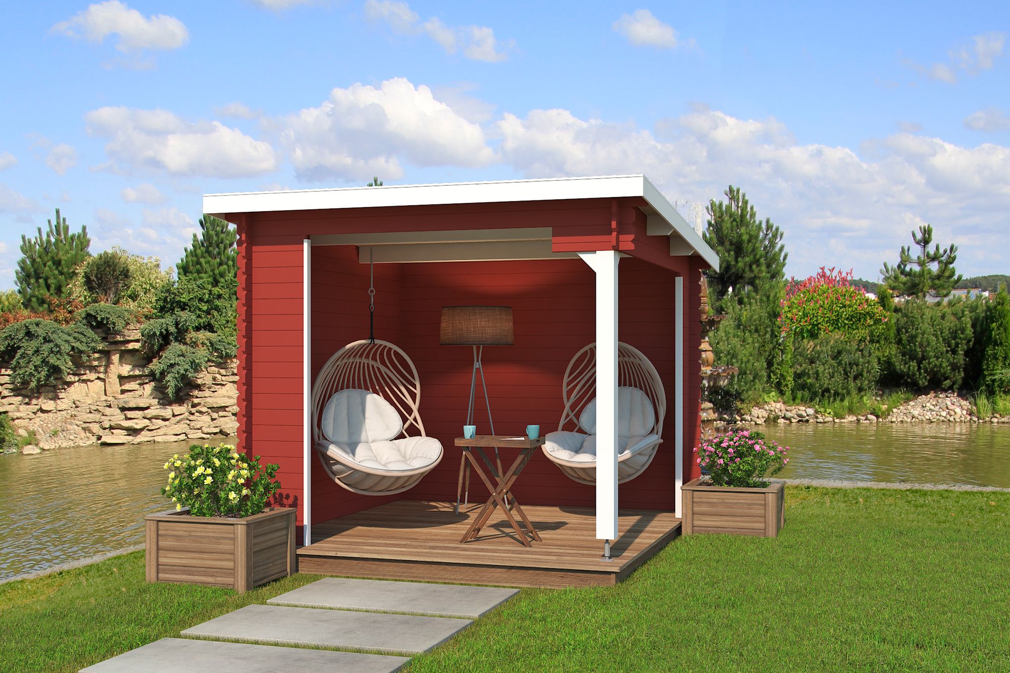 Paviljong Billy B - 8,7 m² Paviljong Billy B - 8,7 m²