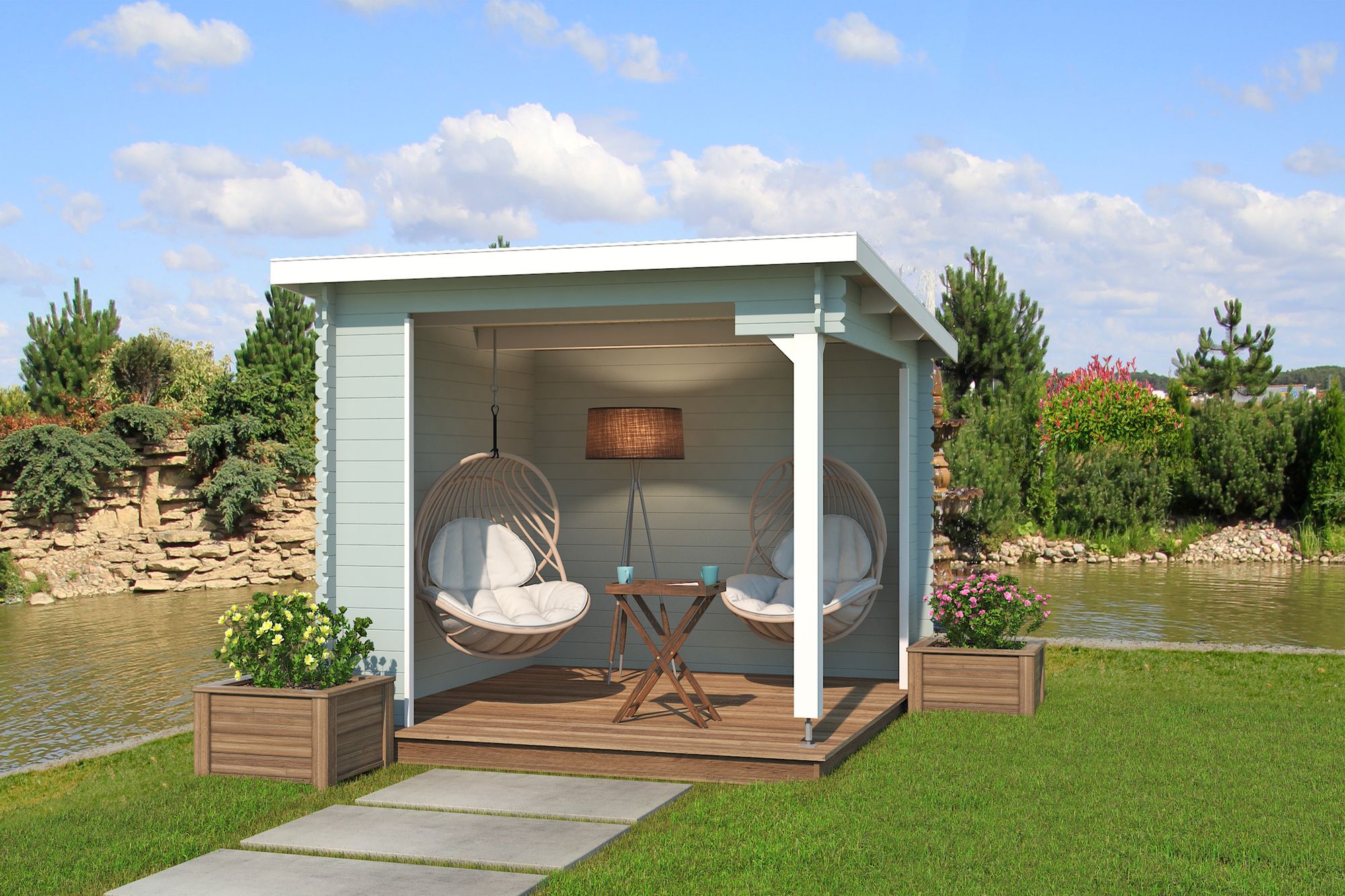 Paviljong Billy B - 8,7 m² Paviljong Billy B - 8,7 m²