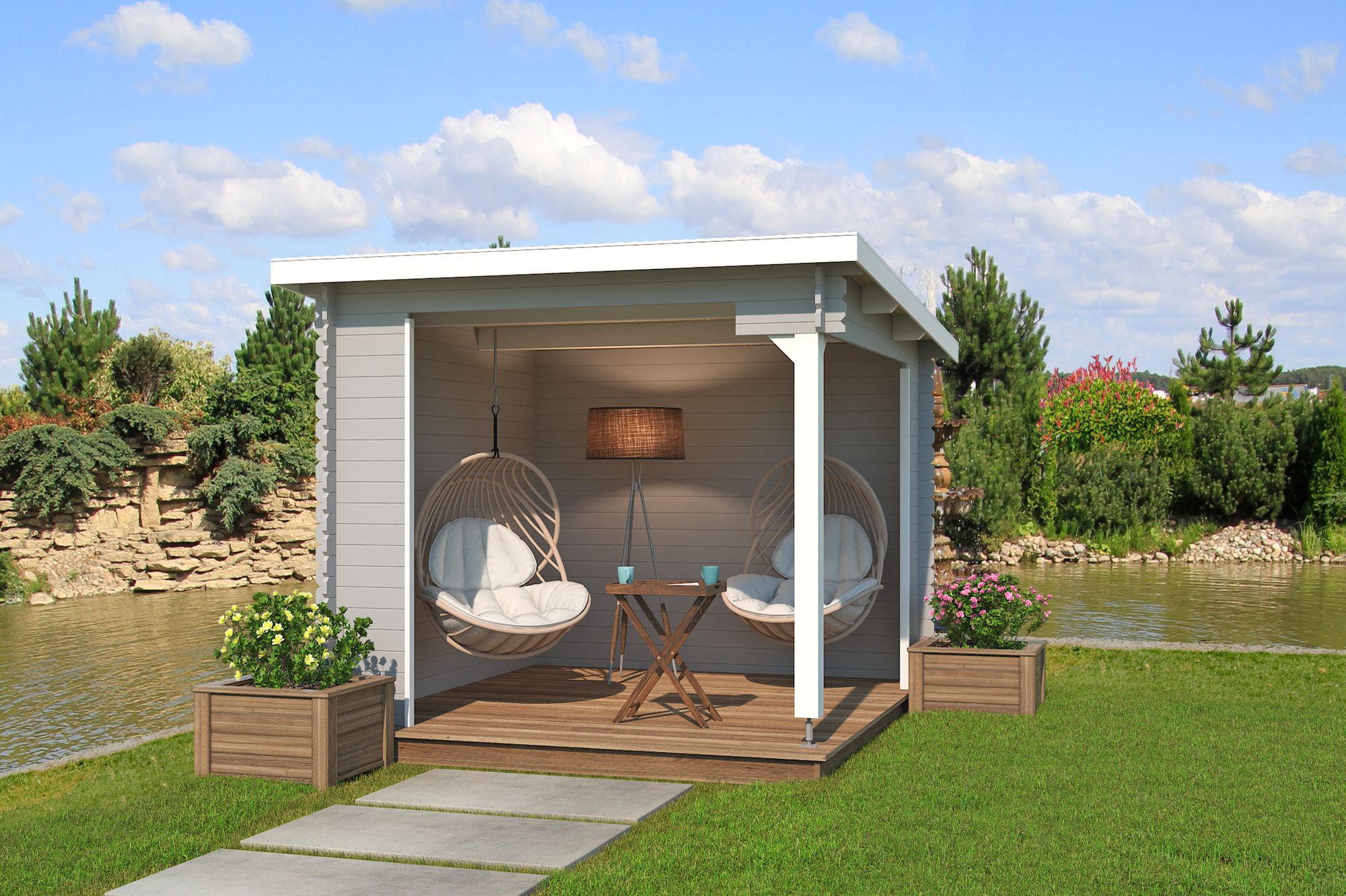 Paviljong Billy B - 8,7 m² Paviljong Billy B - 8,7 m²