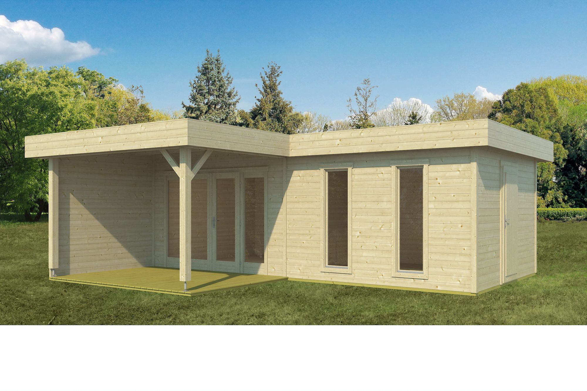 Attefallshus Bravo B - 24,5 m² Attefallshus Bravo B - 24,5 m²