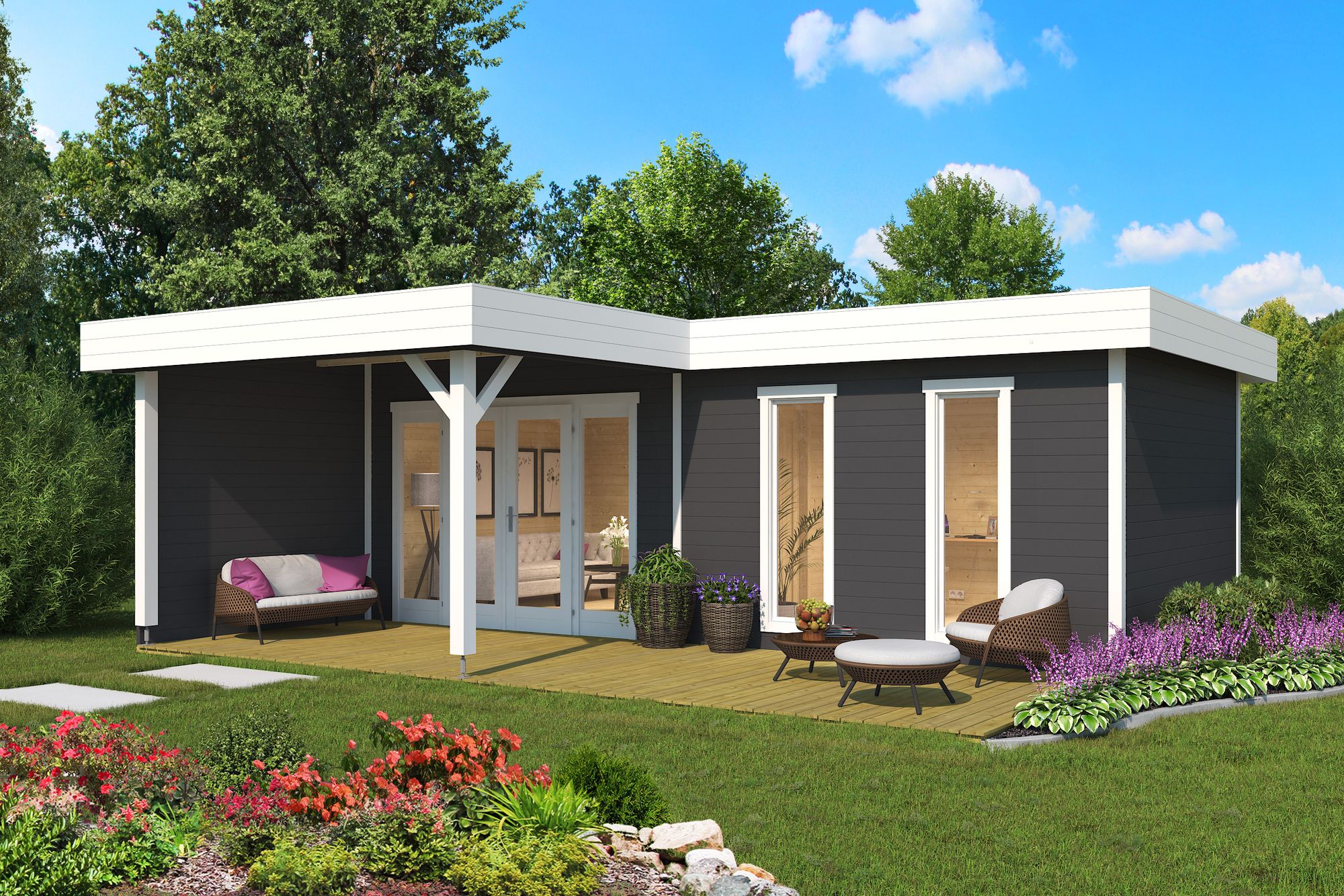 Attefallshus Bravo B - 24,5 m² Attefallshus Bravo B - 24,5 m²