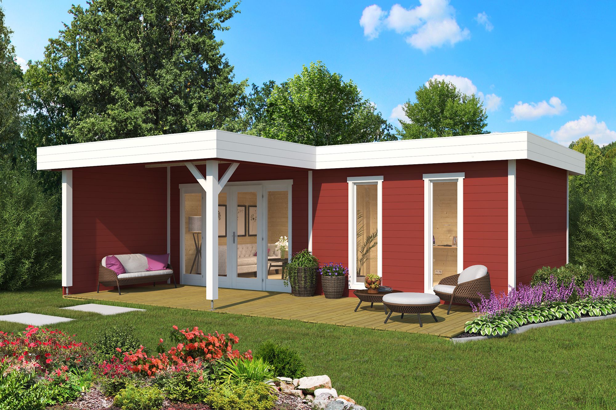 Attefallshus Bravo B - 24,5 m² Attefallshus Bravo B - 24,5 m²