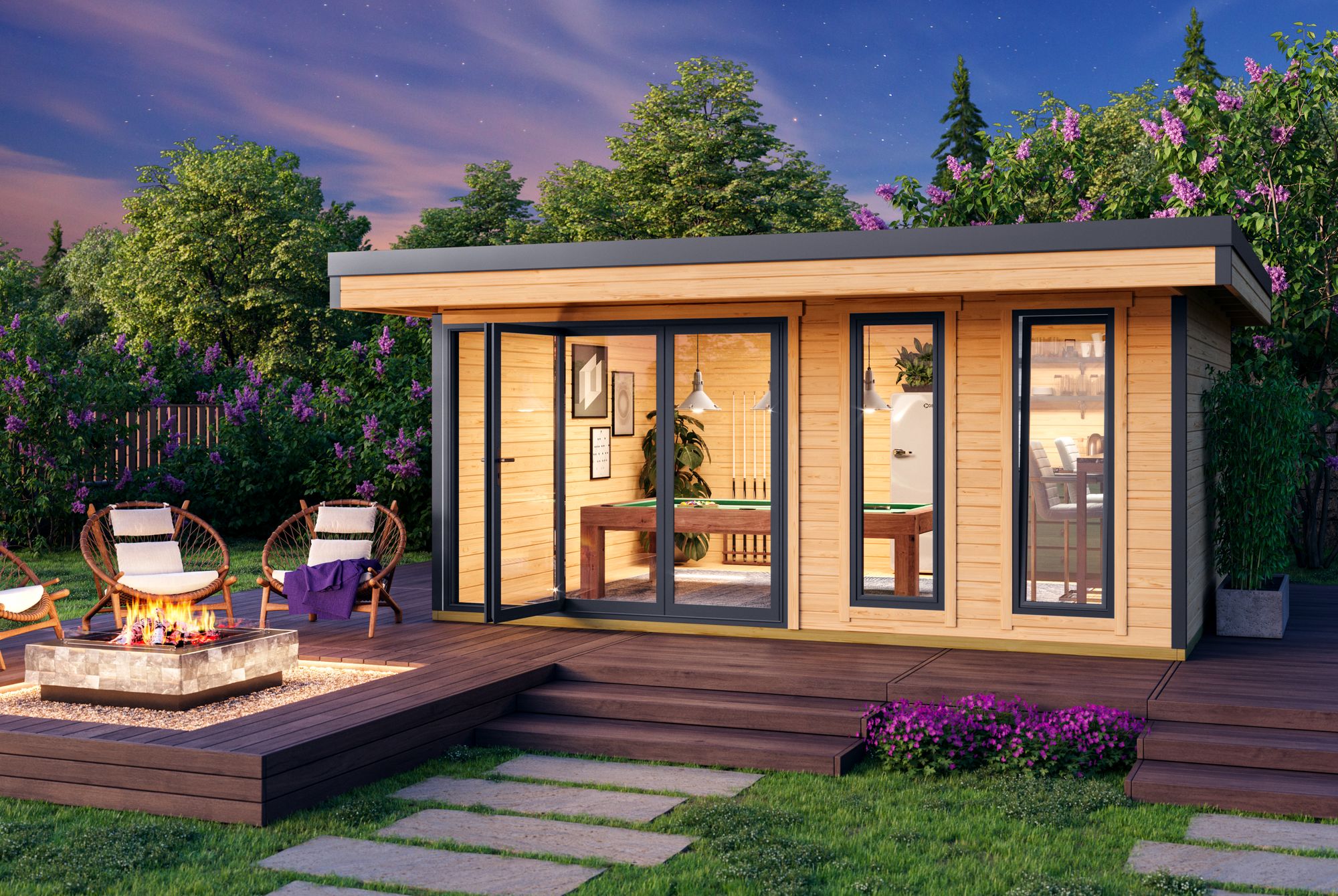 Attefallshus Katja H - 20 m² Attefallshus Katja H - 20 m²