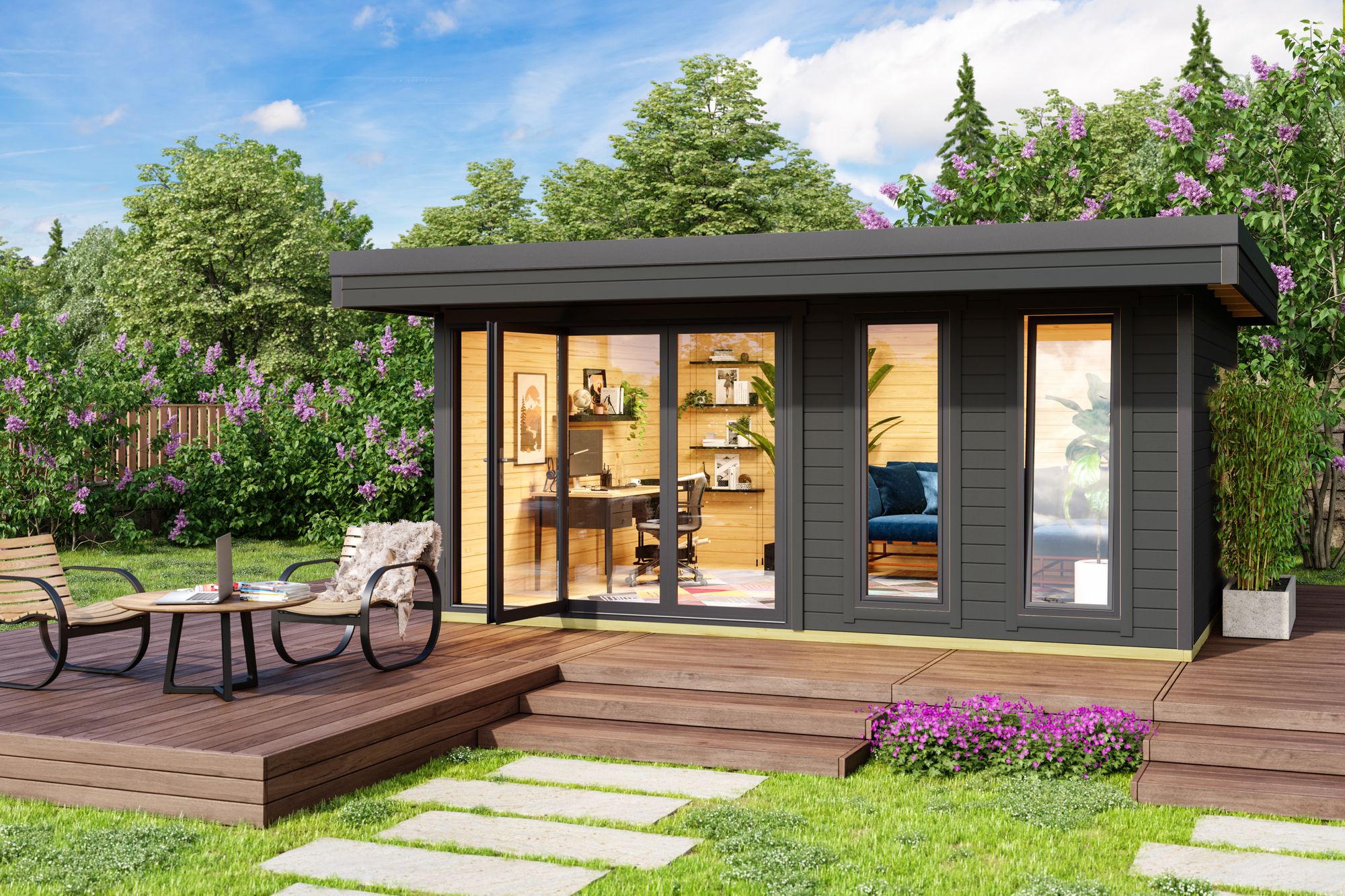 Attefallshus Katja H - 20 m² Attefallshus Katja H - 20 m²