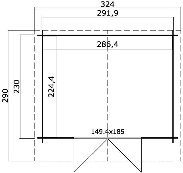 Friggebod Ingemar - 6,5 m² Friggebod Ingemar - 6,5 m²
