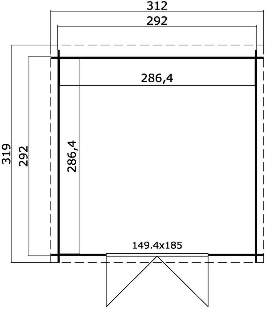 Friggebod Lotta - 8,5 m² Friggebod Lotta - 8,5 m²