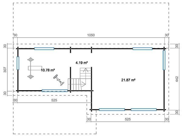 Fritidshus Eleonor - 95 m² Fritidshus Eleonor - 95 m²