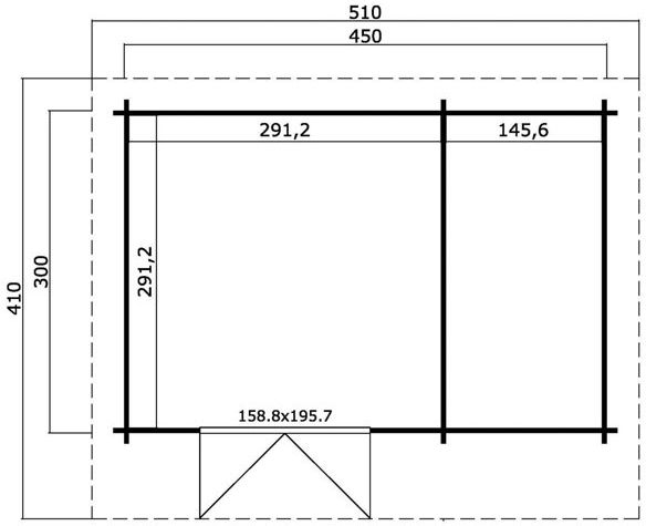 Friggebod Arthur - 13,5 m² Friggebod Arthur - 13,5 m²