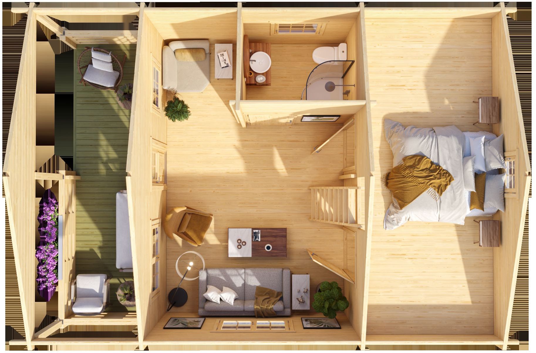 Fritidshus Signe B - 38,3 m² Fritidshus Signe B - 38,3 m²