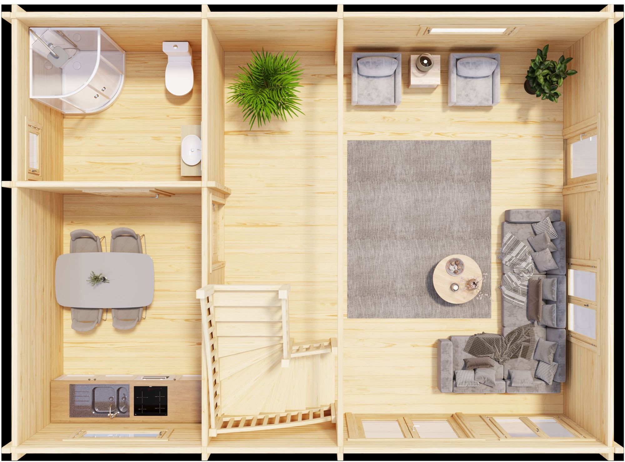 Fritidshus Mattis B - 42,5 m² Fritidshus Mattis B - 42,5 m²