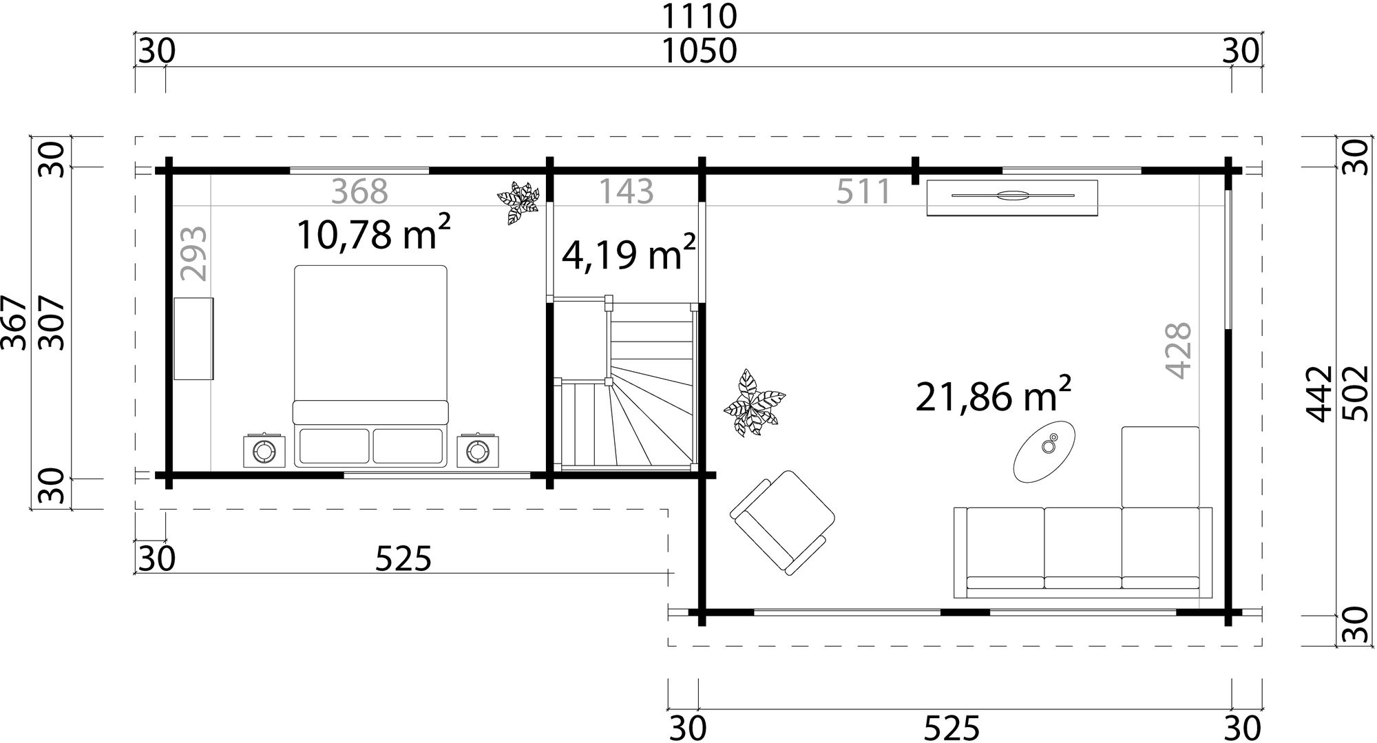 Fritidshus Eleonor B - 80,7 m² Fritidshus Eleonor B - 80,7 m²