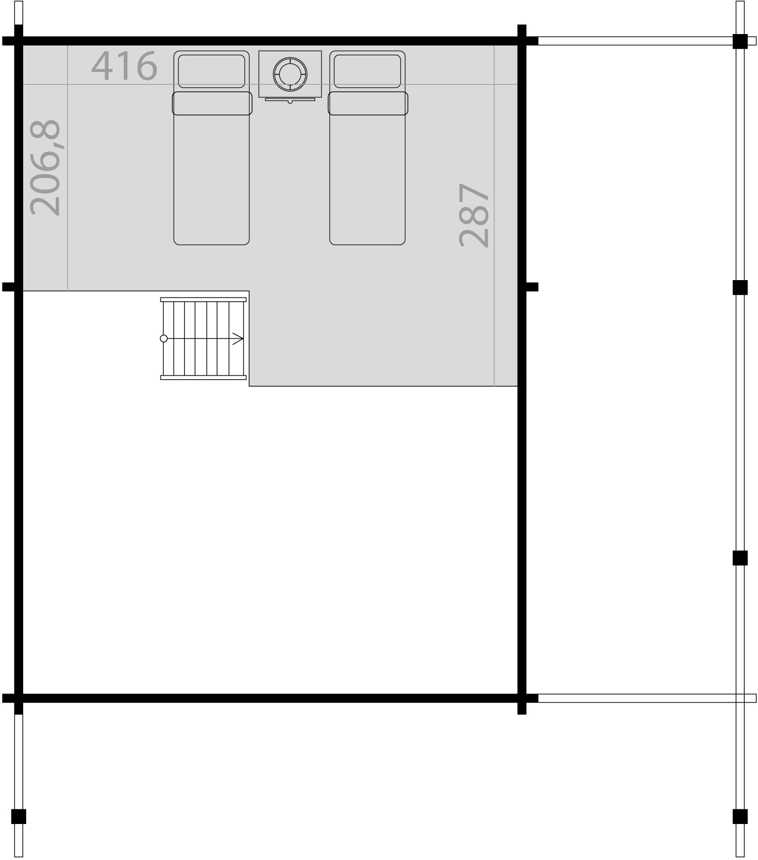 Fritidshus Helga B - 26,1 m² Fritidshus Helga B - 26,1 m²