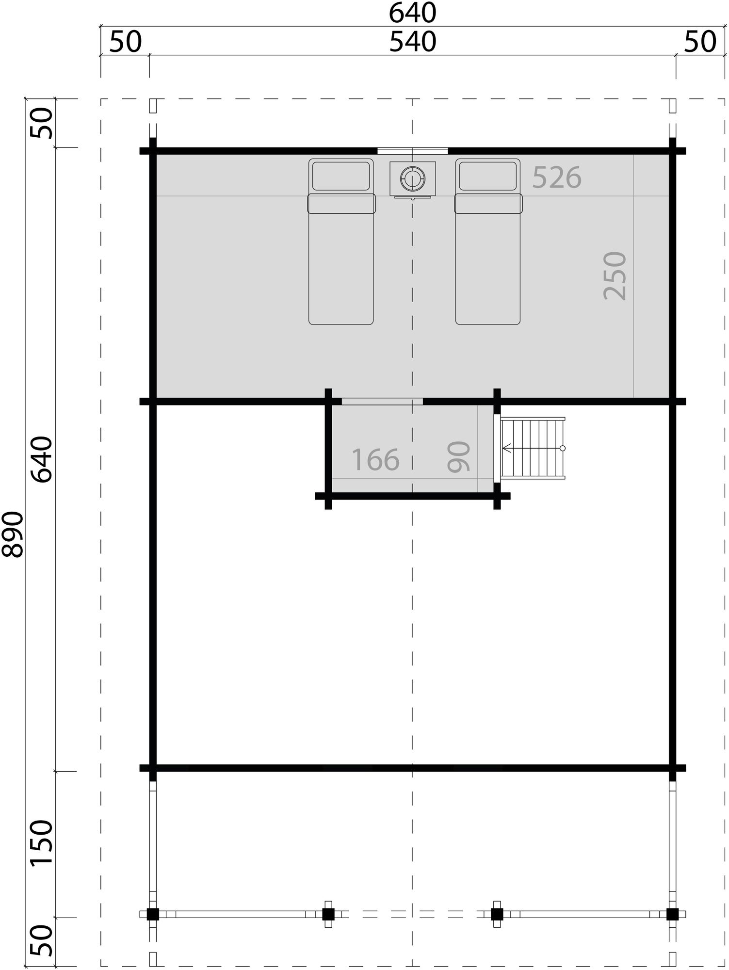 Fritidshus Ivar C - 36,9 m² Fritidshus Ivar C - 36,9 m²