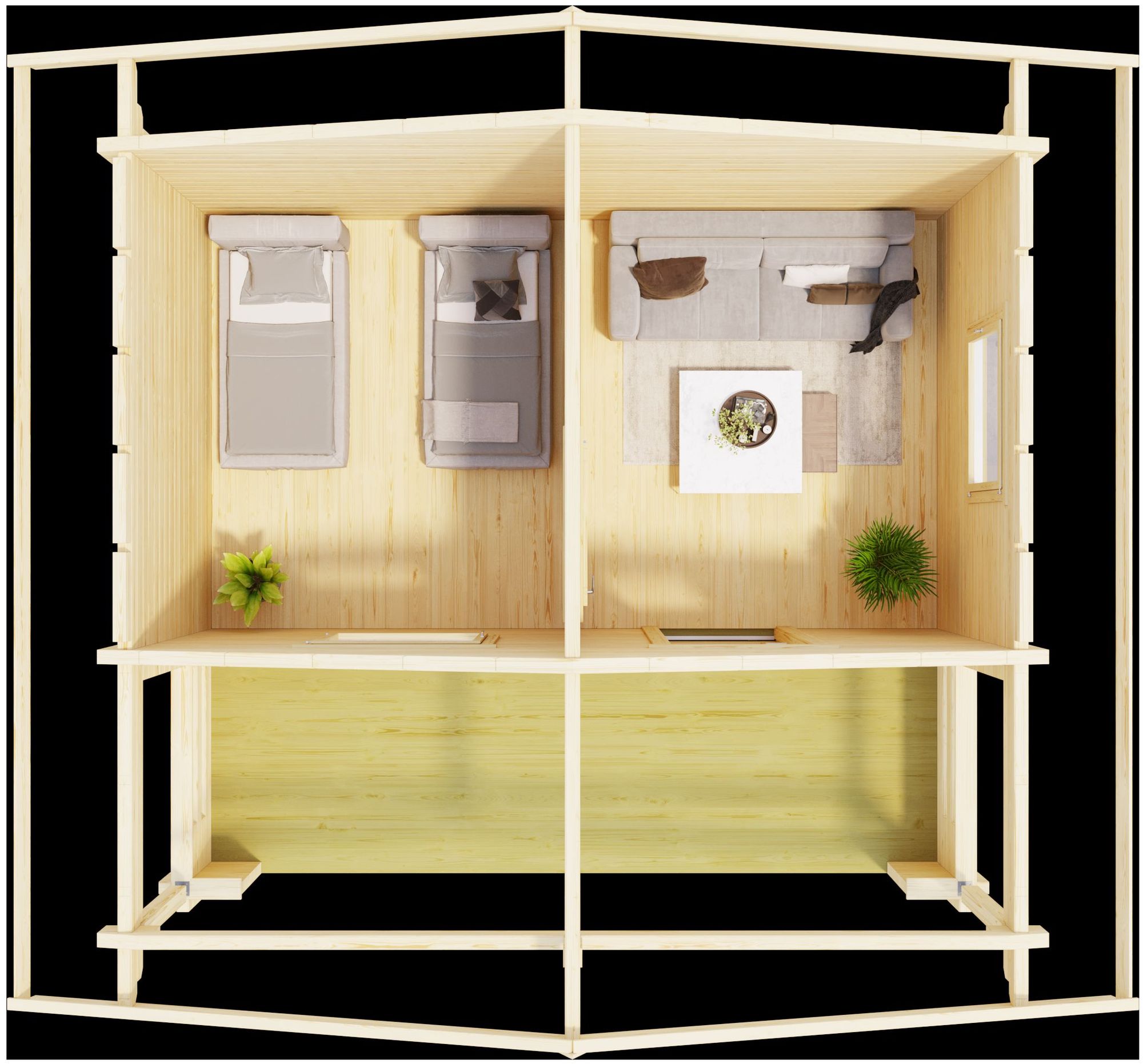 Friggebod Teresa B - 13,1 m² Friggebod Teresa B - 13,1 m²