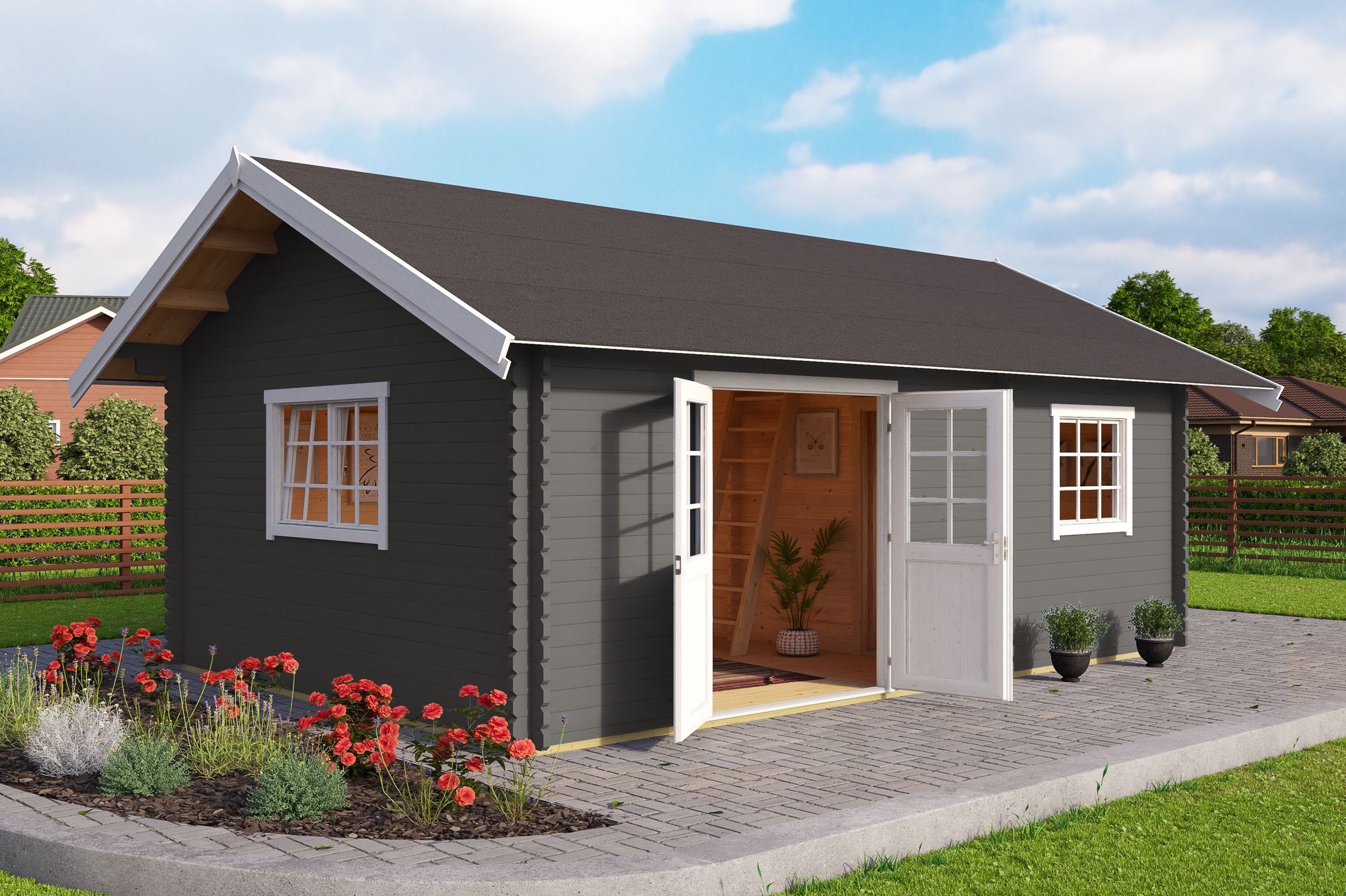 Attefallshus Lina Guld - 24,3 m² Attefallshus Lina Guld - 24,3 m²