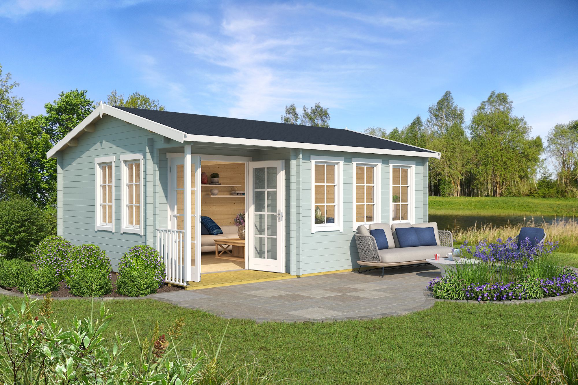 Attefallshus Melody Silver - 29 m² Attefallshus Melody Silver - 29 m²