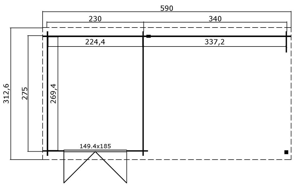 Abstellraum Elin - 15,7 m² Abstellraum Elin - 15,7 m²
