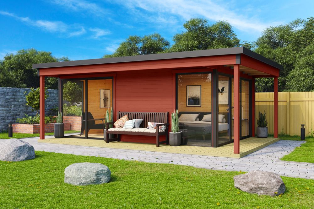 Attefallhaus Katja C .V2 - 23,5 m² Attefallhaus Katja C .V2 - 23,5 m²