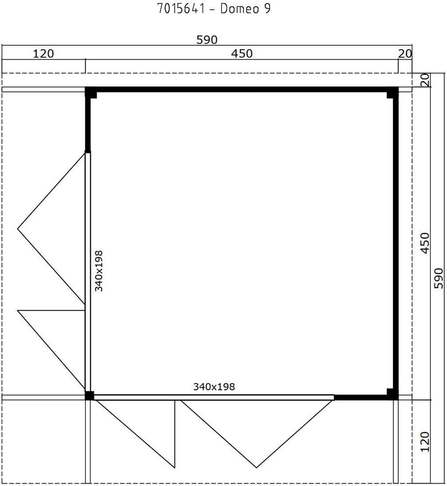 Attefallhaus Katja I - 20,2 m² Attefallhaus Katja I - 20,2 m²