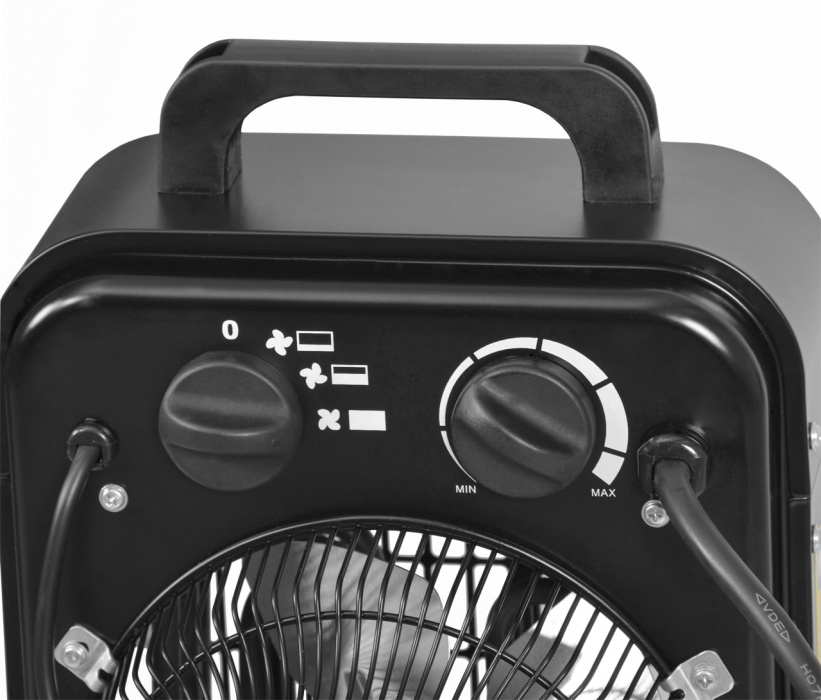 Värmefläkt / byggfläkt - 1,7kW med 3 steg Värmefläkt / byggfläkt - 1,7kW med 3 steg