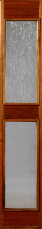 Sidoljus mittpost i Teak med glas + Drevband Sidoljus mittpost i Teak med glas + Drevband