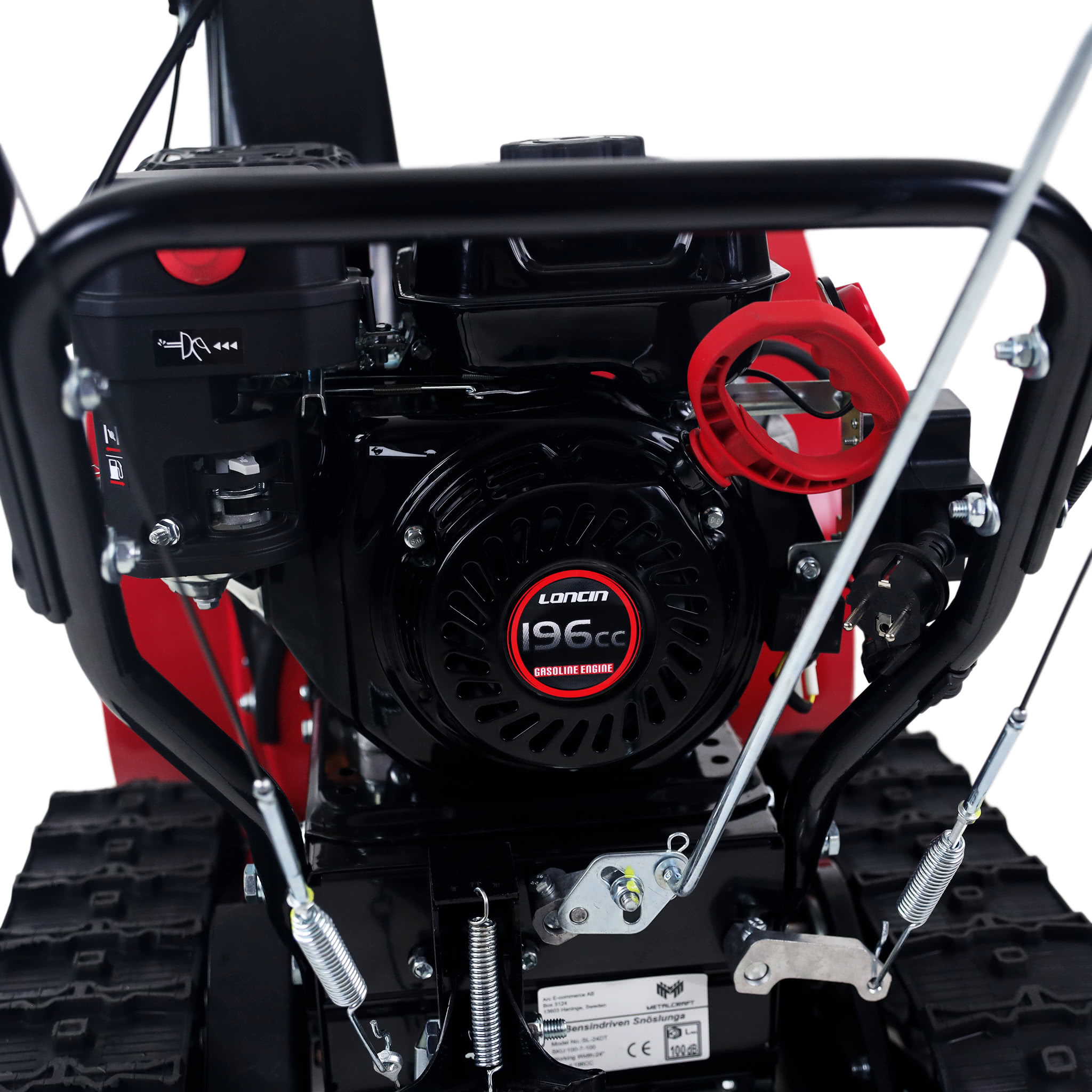 Snöslunga 6,5HK 196CC Premium Elstart & Banddriven & Lyse 4,1KW - Metalcraft Snöslunga 6,5HK 196CC Premium Elstart & Banddriven & Lyse 4,1KW - Metalcraft