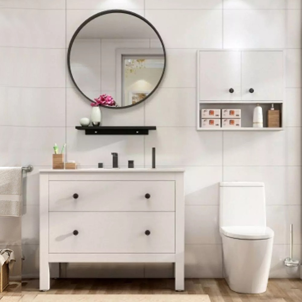 Badrumsmöbler Rom - Vit Badrumsmöbler Rom - Vit