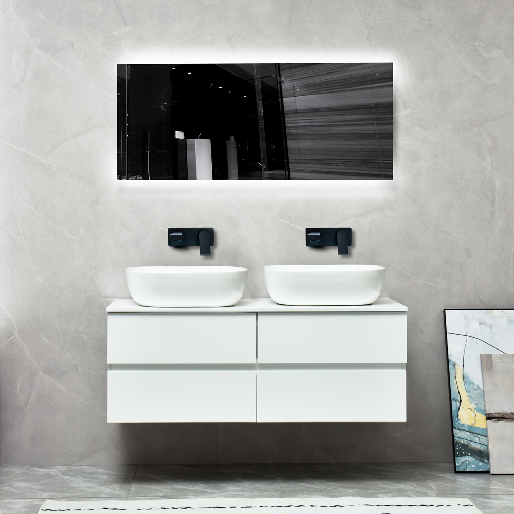 Badrumsmöbler Amsterdam - Vit högglans Badrumsmöbler Amsterdam - Vit högglans