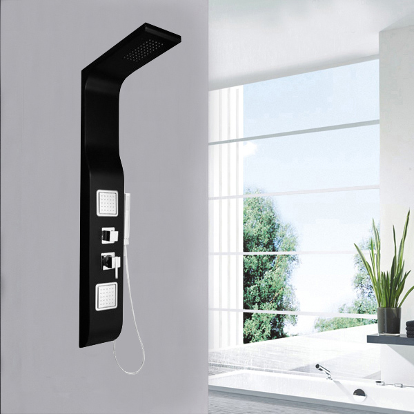 Duschpanel Svart Duschpanel Svart