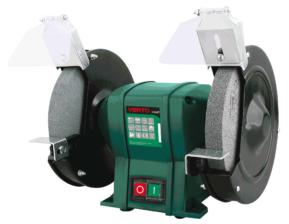 Bänkslipmaskin 350W - Grön Bänkslipmaskin 350W - Grön