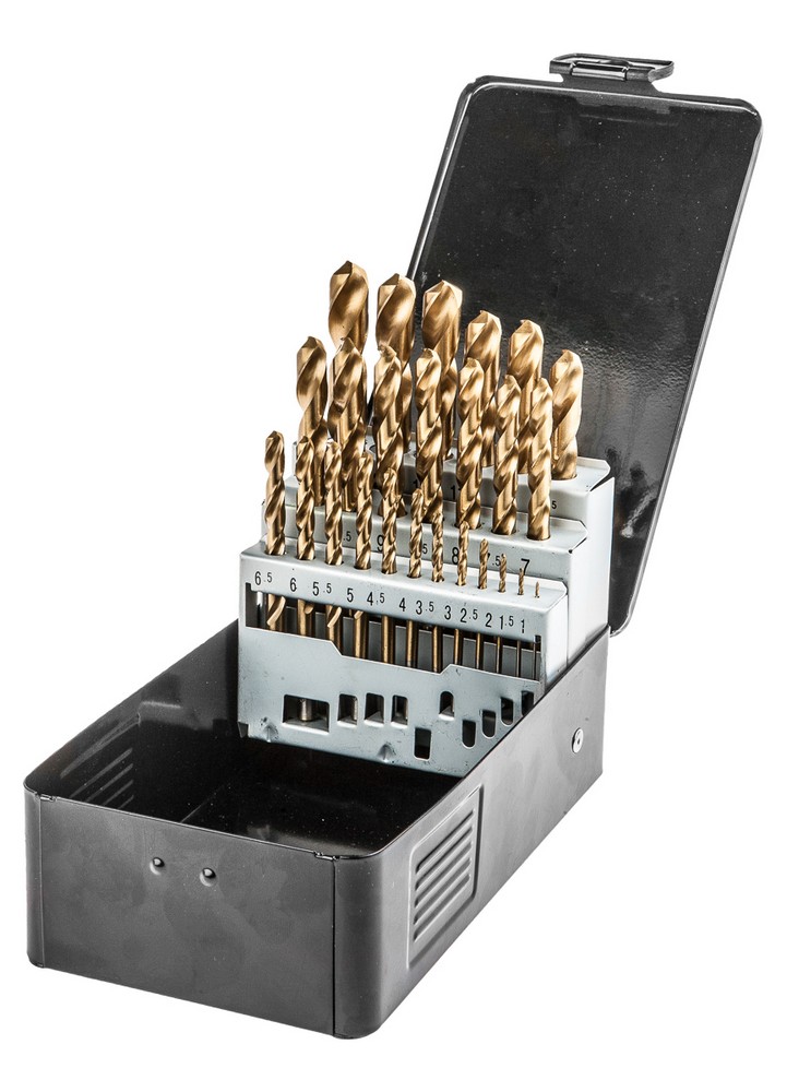 Borrsats HSS-TiN, 1 - 13 mm, 25 delar Borrsats HSS-TiN, 1 - 13 mm, 25 delar