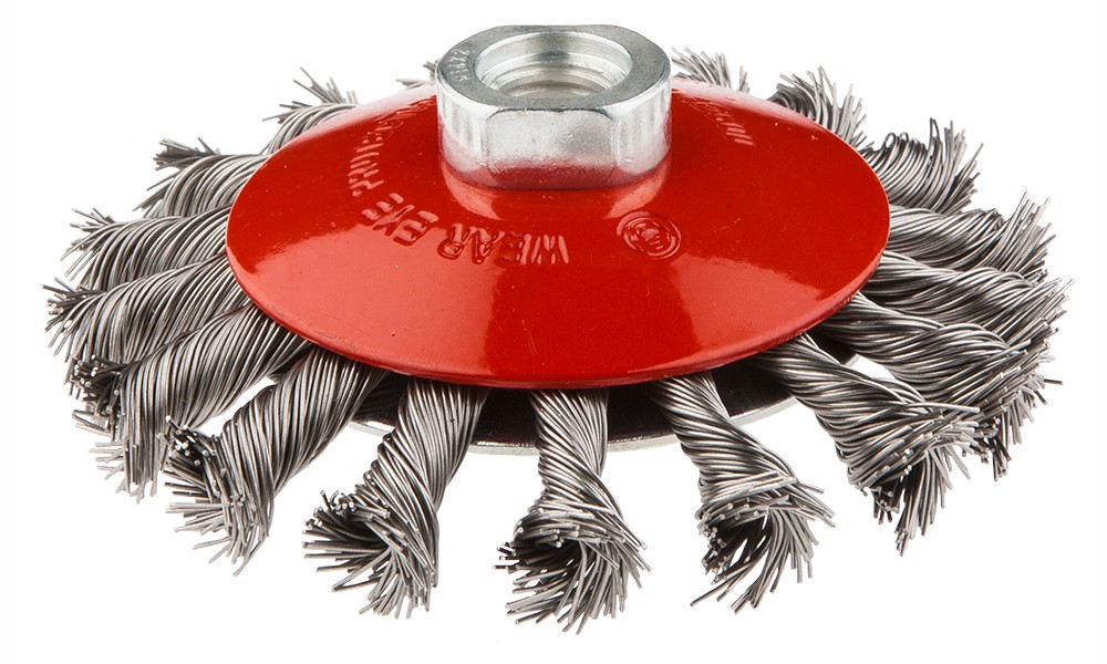 Skivborste, 100 mm (grov) Skivborste, 100 mm (grov)