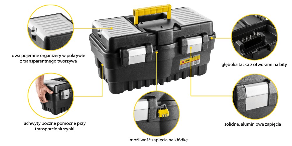 Verktygslåda, 48 cm Verktygslåda, 48 cm