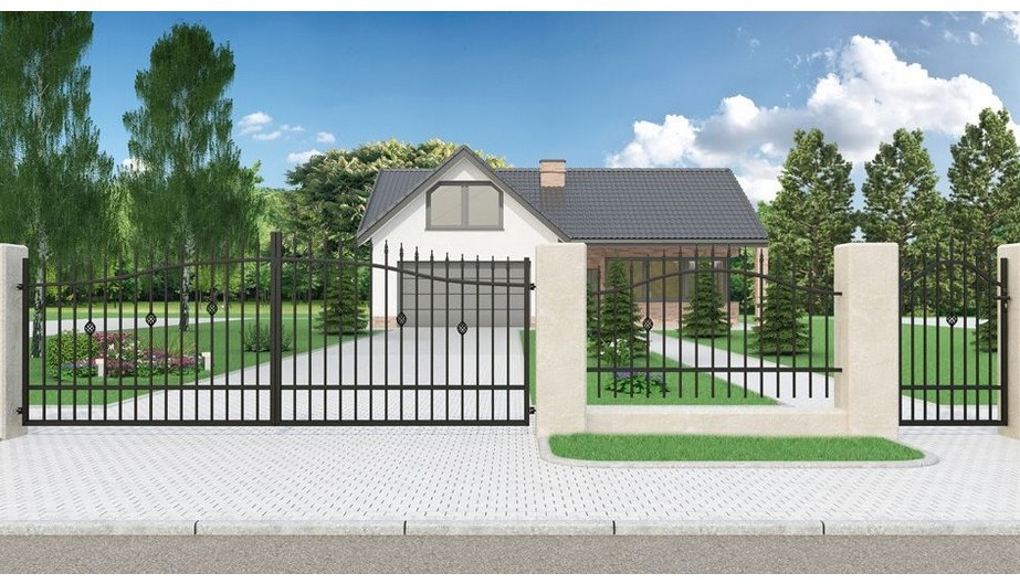 Staket Classical 8 - Smidesstaket fr hem & trdgrd