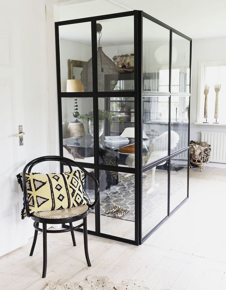 Industrivägg / Glasvägg med härdat glas Industrivägg / Glasvägg med härdat glas