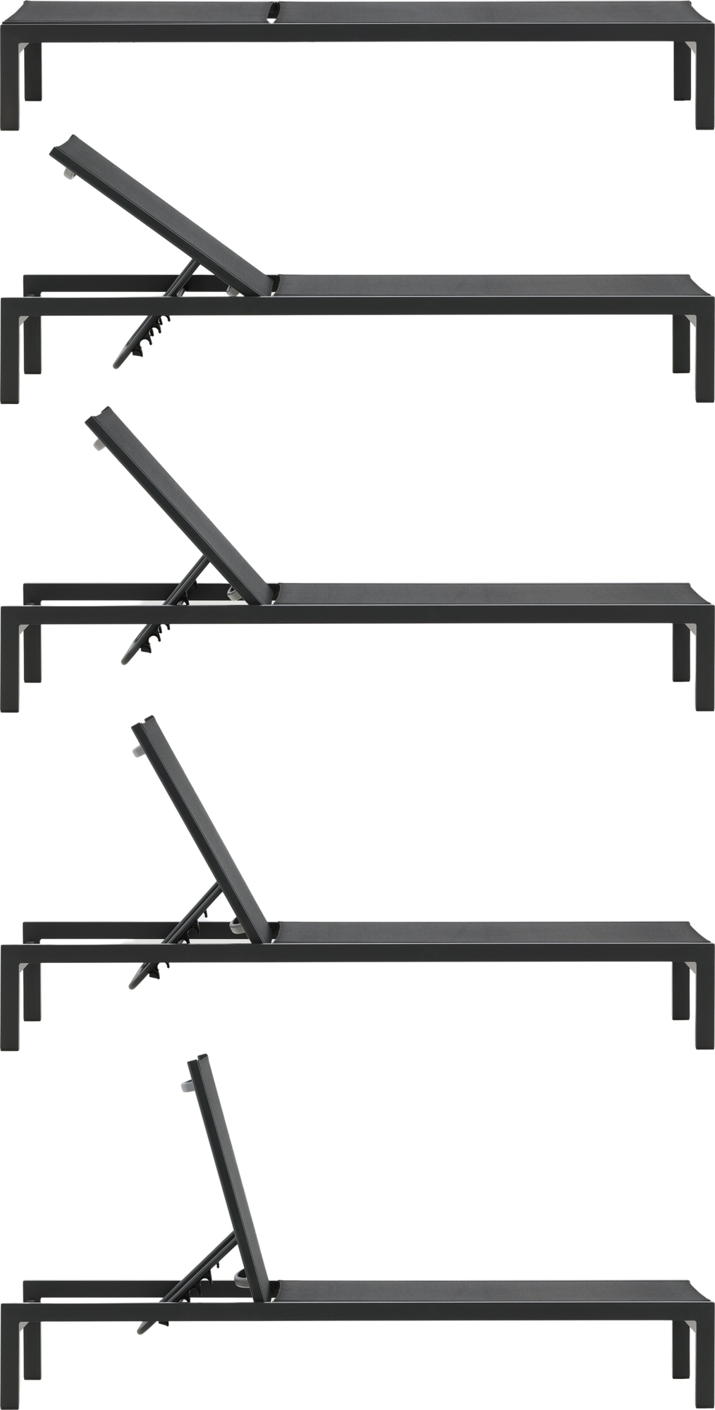 Copacabana solbdd - Svart