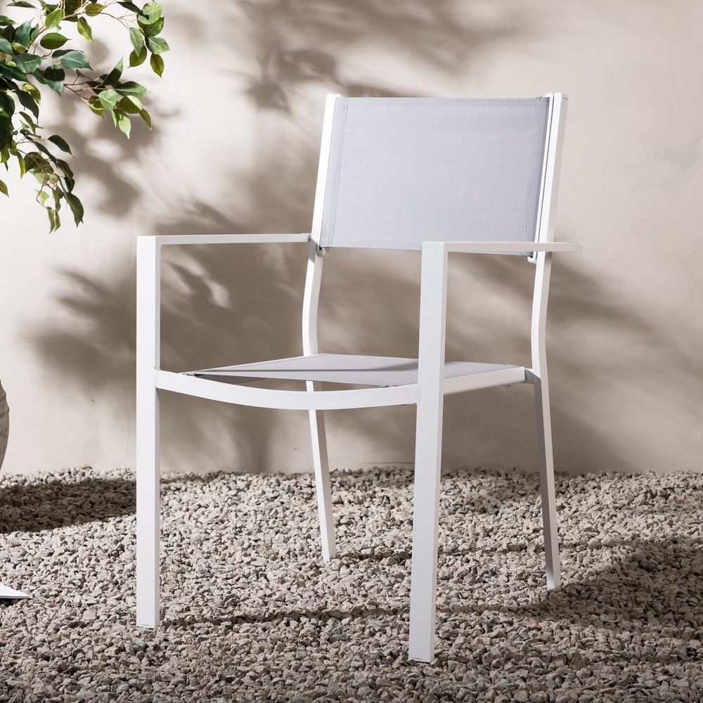 Chania utestol - Grå/Vit Chania utestol - Grå/Vit