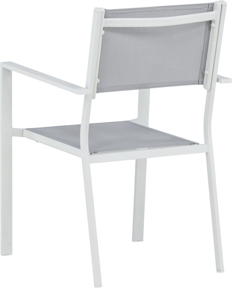 Chania utestol - Grå/Vit Chania utestol - Grå/Vit