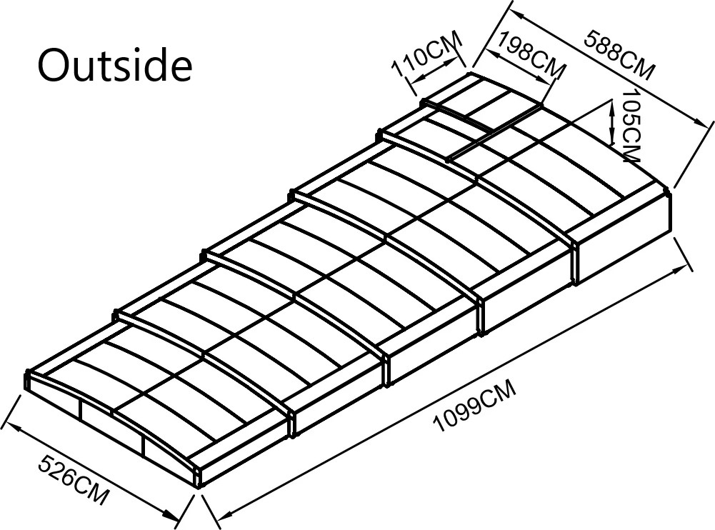 Poolabdeckung ECO - 5 x 10 m Poolabdeckung ECO - 5 x 10 m