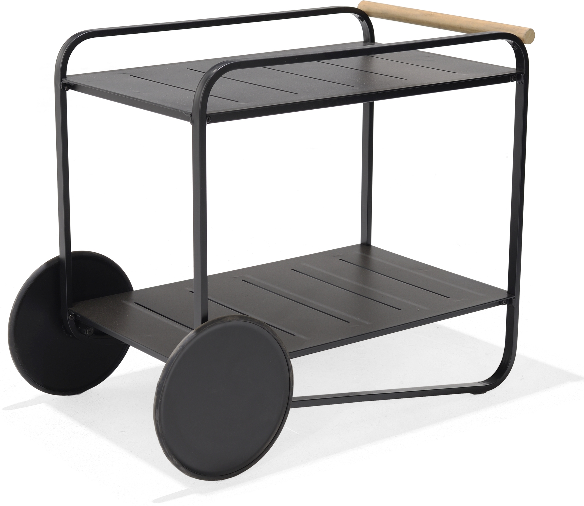Lifestyle Garden Portals - Serveringsvagn svart / Teak